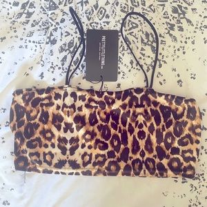 PrettyLittleThing leopard top 🐆🔥